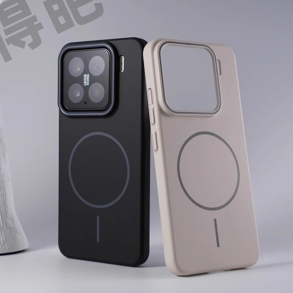 黑武士Beats同款细圈强磁吸充电适用小米15ultra手机壳14pro肤感K80华为mate70/60pro荣耀magic7磨砂nova13硬