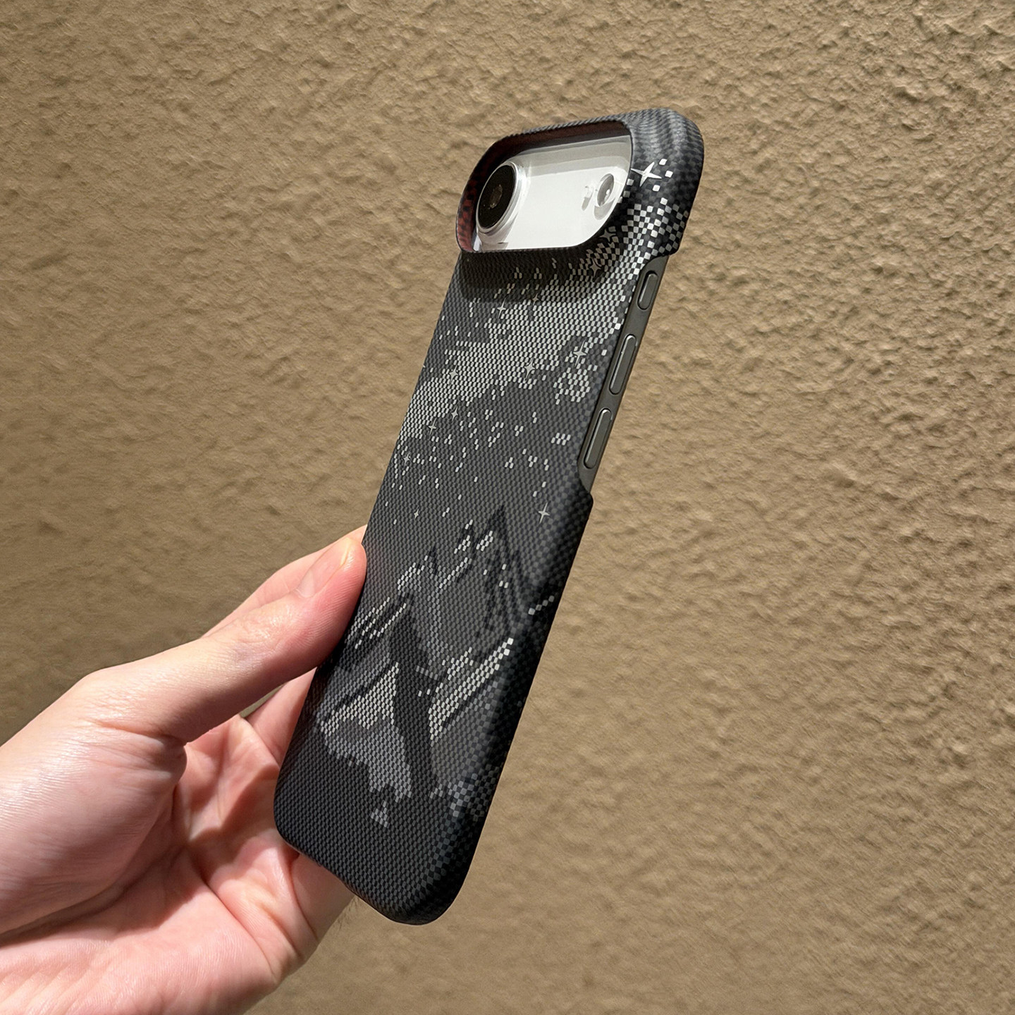 凯夫拉纹理雪山极薄磨砂肤感半包水贴苹果Air手机壳18适用iPhone17promax新款164小米15华为mate80散热pura90