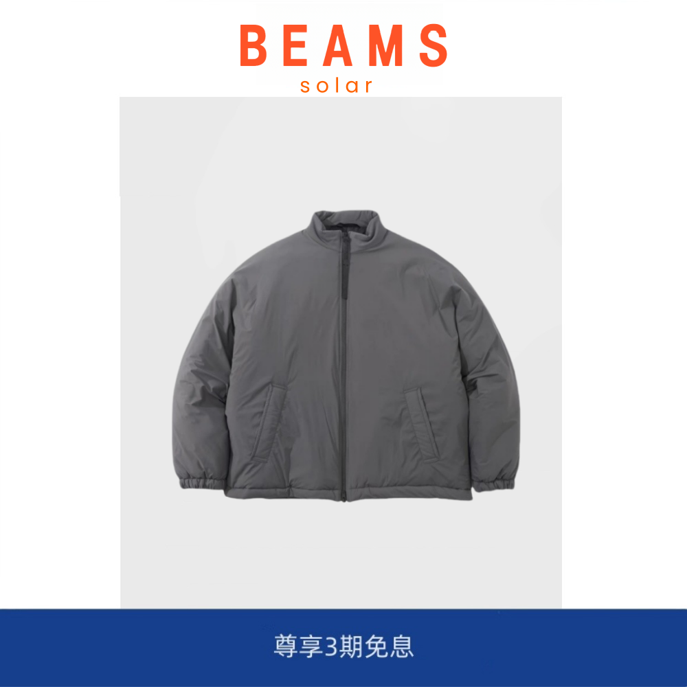 【现货】SOLAR BEAMS 日系立领复古加厚廓形棉衣外套古风中衣