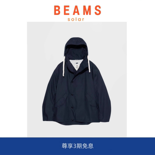 BEAMS户外防水连帽夹克冲锋衣秋冬男女情侣外套M51 SOLAR 现货
