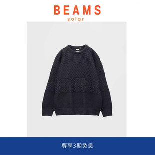 拉拉米卡日系复古百搭宽松休闲圆领针织衫 BEAMS 毛衣 SOLAR