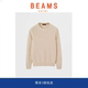 SOLAR 意奢 BEAMS 美丽诺羊毛 桑蚕丝 秋冬男圆领针织衫 毛衣