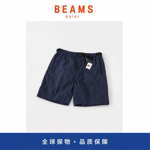 【SOLAR BEAMS】日系Pilgrim Surf+Supply三角标卡扣腰带休闲短裤