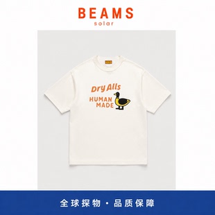 【SOLAR BEAMS】夏季潮牌鸭子图案印花圆领短袖T恤潮流半袖t