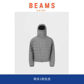 BEAMS SOLAR 排骨羽绒服男休闲保暖连帽羽绒外套男女轻薄外套