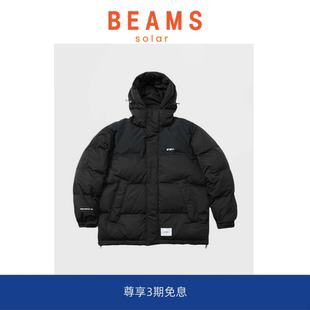 现货 JACKET SOLAR TORPOR RIPS羽绒连帽外套保暖面包服 BEAMS