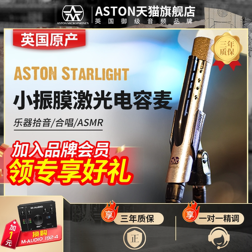 英国阿斯顿小振膜激光乐器话筒