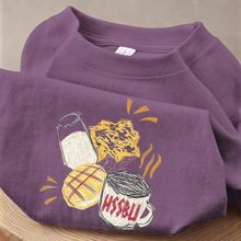 广州十三行外贸订单~潮流设计感小众印花纯棉短袖T恤男女宽松上衣