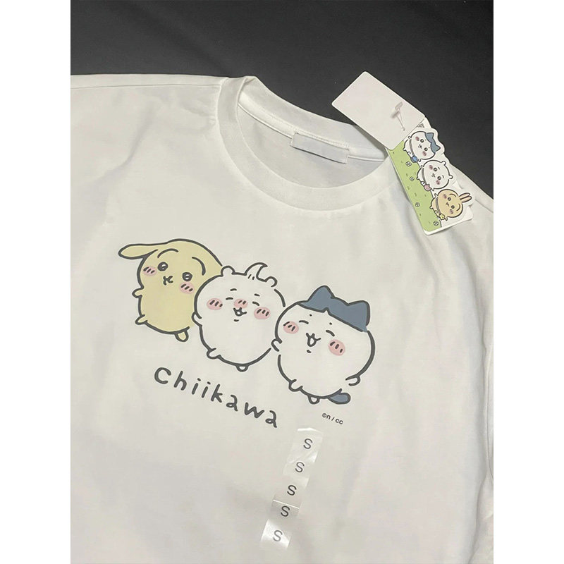 广州十三行外贸尾货~捡漏清仓纯棉乌萨奇小八短袖T恤男女宽松上衣,女装/女士精品,时尚防晒服,淘宝优惠券,粉丝福利购,淘宝优惠卷