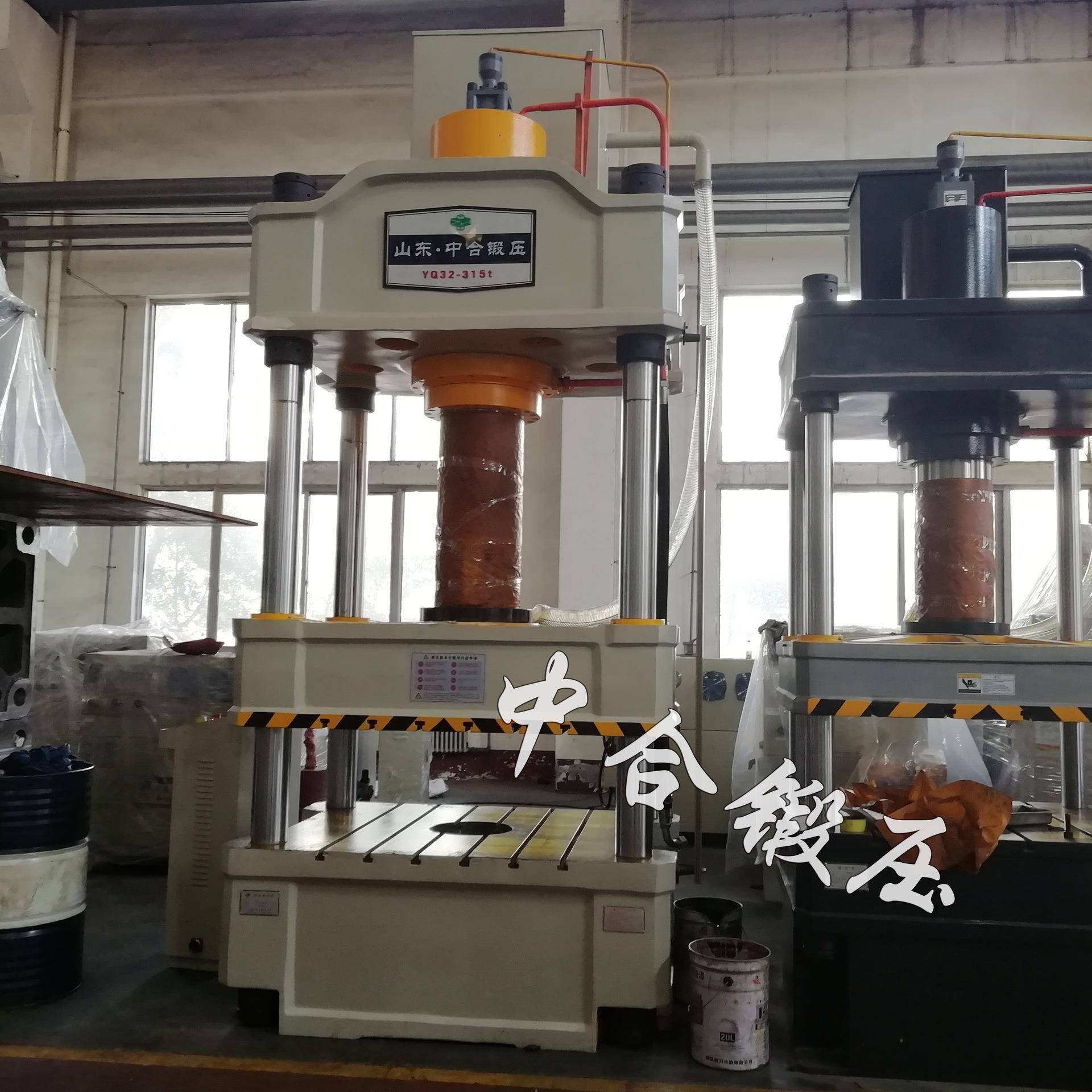 315吨模压井盖四柱液压机 复合井盖树脂盖板成型300吨油压机