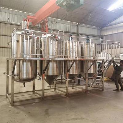 全自动食用油精炼机 不锈钢精炼油机 大中小型食用油精炼设备