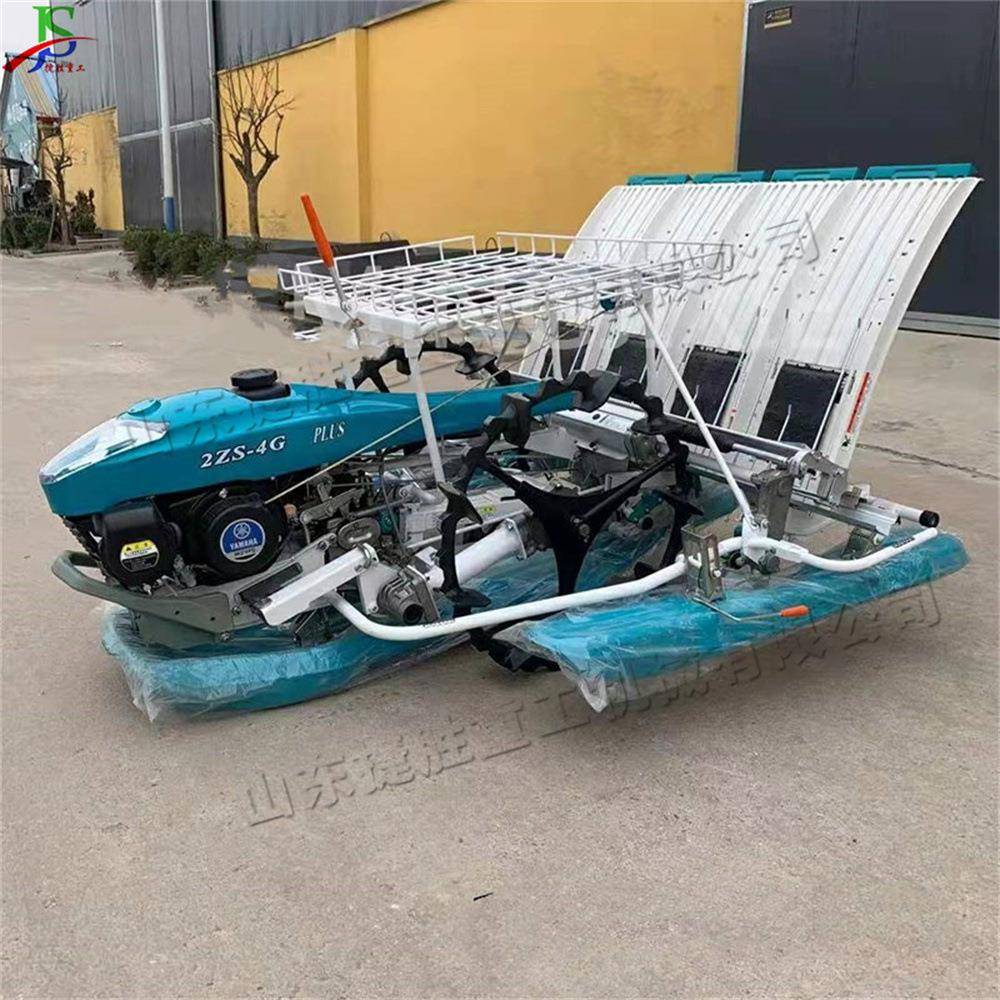 四冲程式秧苗栽种机 手扶步进式水稻插秧机 南方地区水稻栽插机