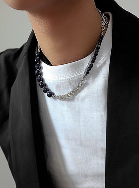 宝石男女通用串珠新中式项链新款