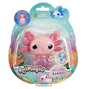 美国Animagic水中美西螈蝾螈弹力发光电子宠物创意儿童圣诞礼物