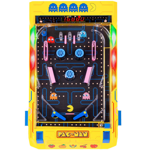 美国Pac-Man Arcade Pinball吃豆人联名街机迷宫声光发射弹珠礼物