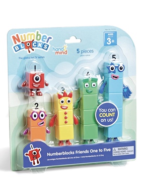 Numberblocks联名hand2mind数字积木益智玩具玩偶幼儿园数学教具