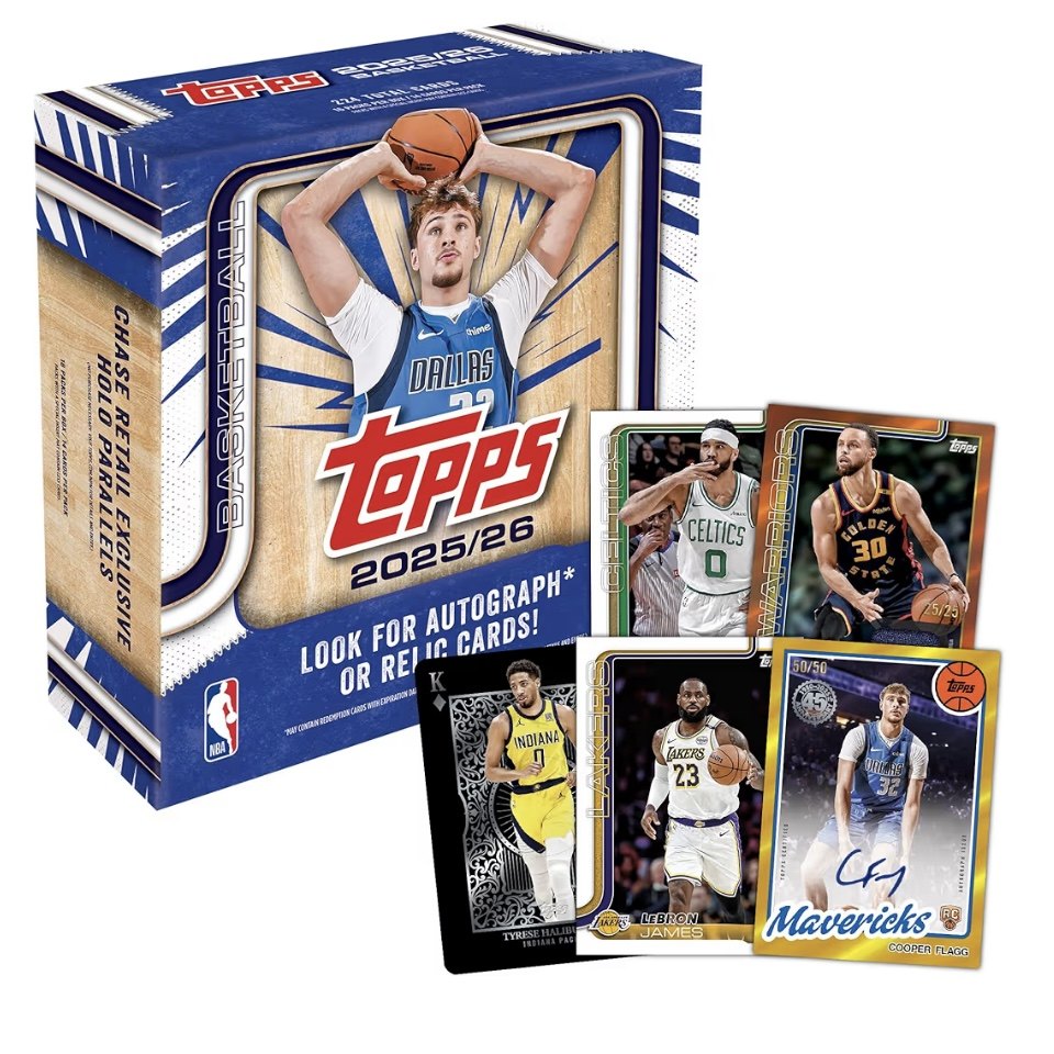 25-26 Topps 篮球 NBA Mega Box球星卡 Flagship 手雷盲盒 詹姆斯,模玩/动漫/周边/娃圈三坑/桌游,收藏卡牌/卡片,淘宝优惠券,粉丝福利购,淘宝优惠卷