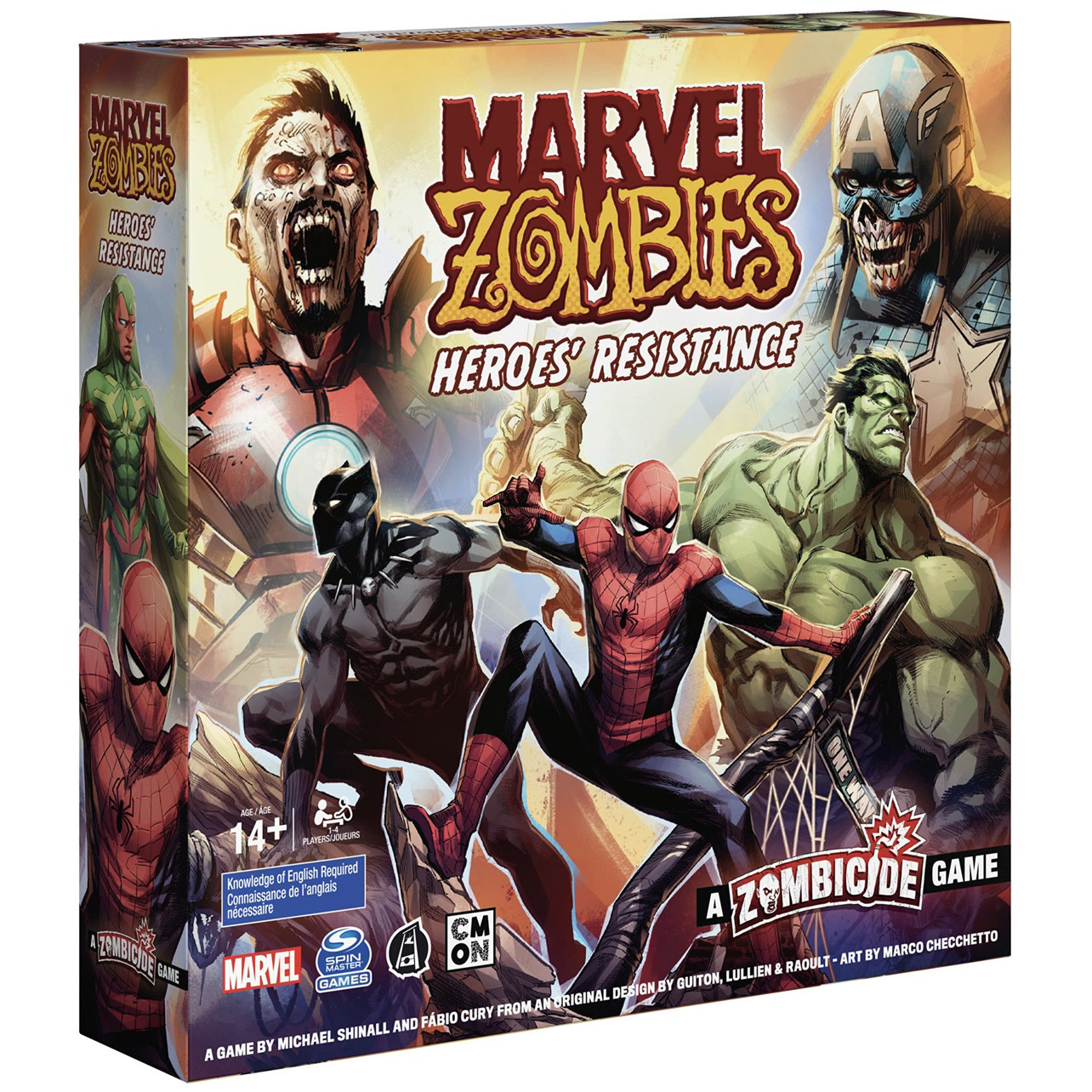 漫威丧尸无尽杀戮Marvel Zombies Heroes' Resistance棋盘桌游男 - 实物图