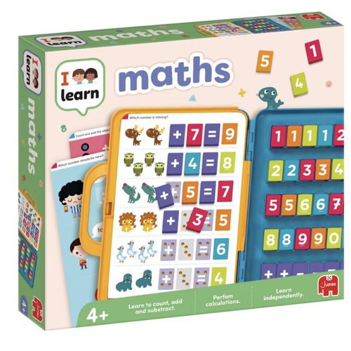 Jumbo简博 I Learn Maths 数学手提学习盒幼儿数字算术拼板收纳箱