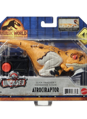 美国Jurassic World 侏罗纪世界 Uncaged Click 遥控恐龙玩具礼物