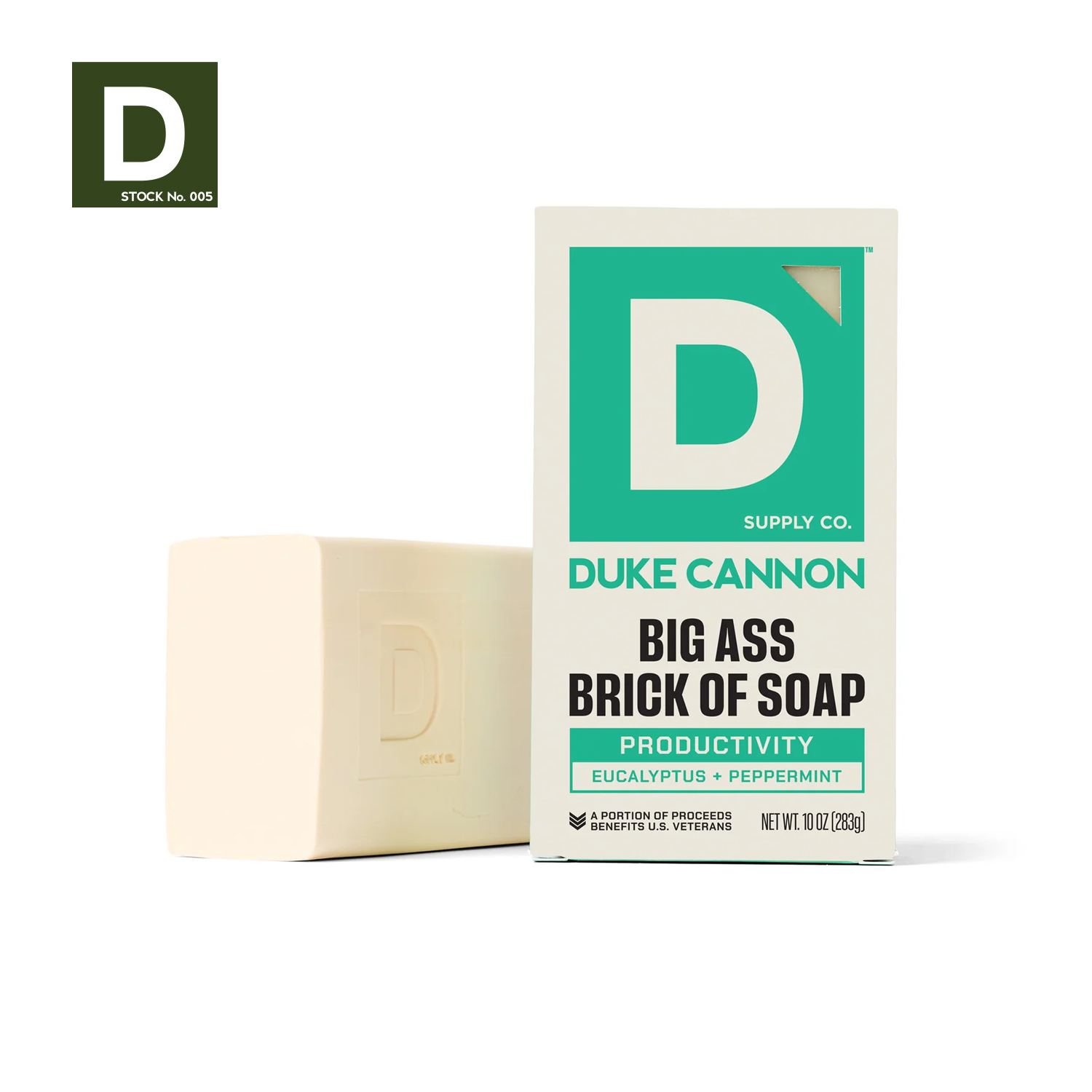Duke Cannon美国Productivity生产力桉树薄荷活力男士香皂沐浴皂