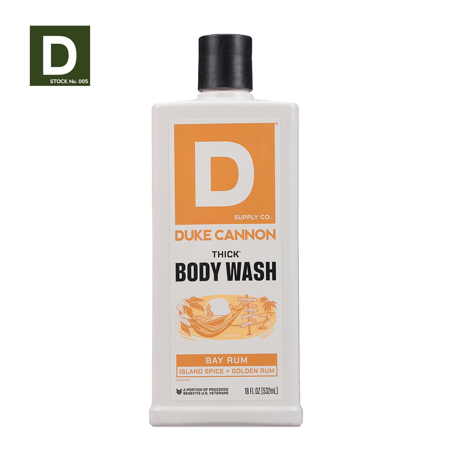 Duke Cannon美国BAY RUM月桂朗姆酒柑橘香味超浓去角质男士沐浴露
