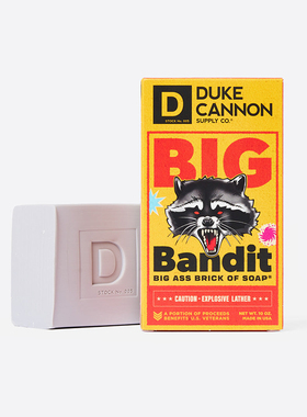 Duke Cannon美国 Big Bandit烟花的味道烟熏洁香皂沐浴皂临期特惠