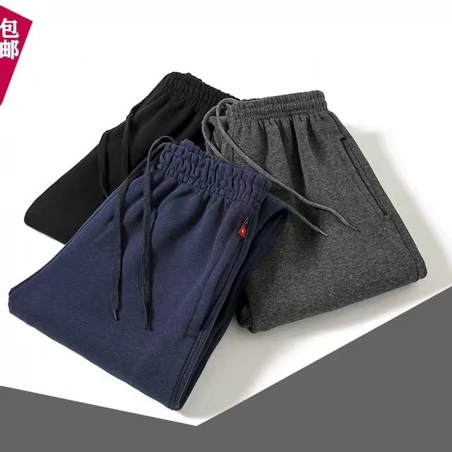 广州十三行男装裤秋冬纯棉加绒休闲裤直筒卫裤东莞虎门杭州四季青,男装,休闲裤,淘宝优惠券,粉丝福利购,淘宝优惠卷