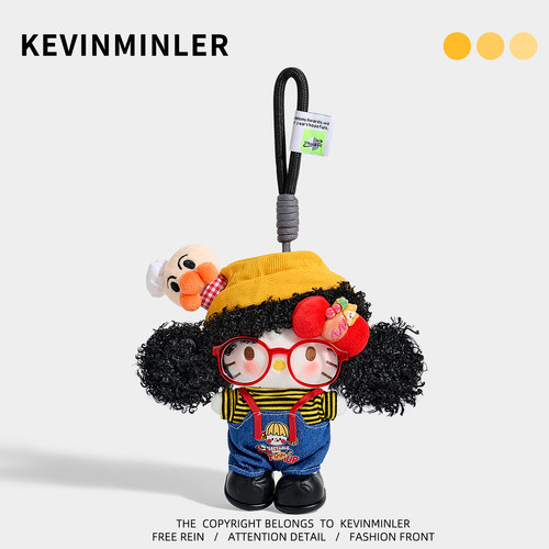 KEVINMINLER原创正版KT猫包挂件车挂饰hellokitty钥匙扣生日礼物