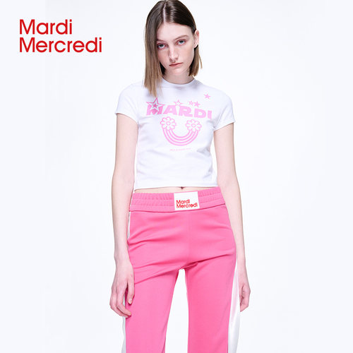 彩虹微笑 字母印花 元气治愈 舒适版型