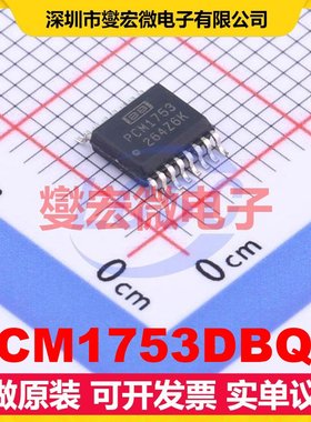 PCM1753DBQR SSOP-16-150mil 专用ADC DAC转换器芯片IC