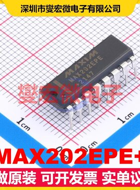 MAX202EPE+ PDIP-16 RS-232收发器接口芯片IC