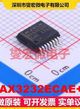 MAX3232ECAE+T SSOP-16-208mil RS-232收发器接口芯片IC