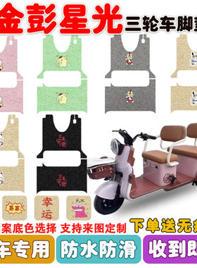 金彭星光NA电动三轮车脚垫JP800DZK-12F丝圈防水防滑耐磨耐脏定制