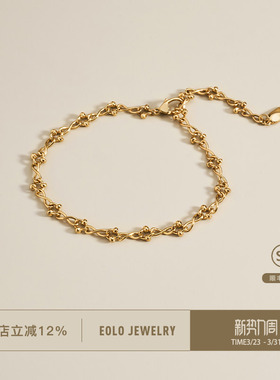 EOLO麻花环扣手链女百搭