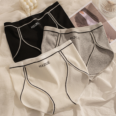纯棉性感舒适纯棉抗菌大码内裤女