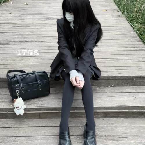 出门樱花通勤刺绣制服包jk斜挎包