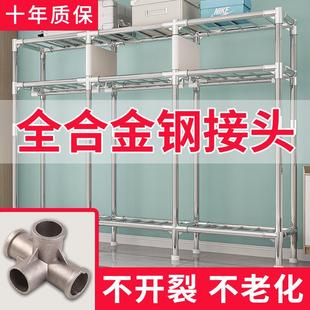 简易衣柜家用卧室布衣柜结实耐用加厚出租房收纳衣橱钢管加粗加固