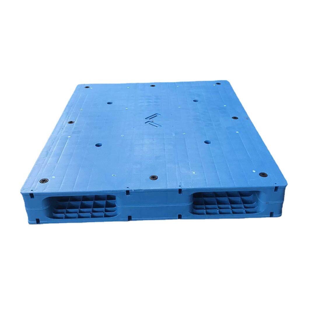 销志光塑业1210平板双面焊接托盘重型叉车托盘塑胶卡板货架托盘厂