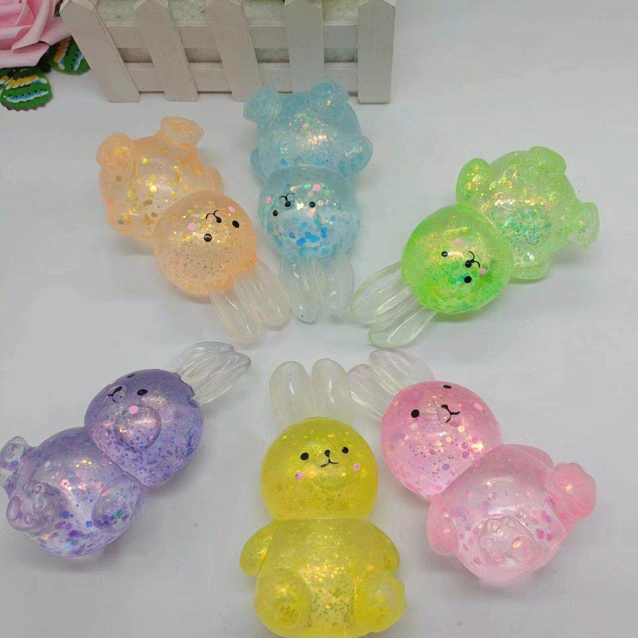 小红书爆款卡通可爱兔子麦芽糖捏捏乐发泄解压抖音同款儿童玩具