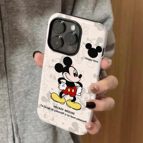 适用iPhone17手机壳苹果16promax新款iP15/14女13简约xsmax菲林二合一8高级防摔12卡通7小众plus迪士尼米奇xr