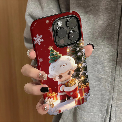 圣诞dimoo适用苹果16pro手机壳iPhone17promax可爱15pro卡通女13潮牌14新款xsmax12防摔11保护套8/7plus菲林