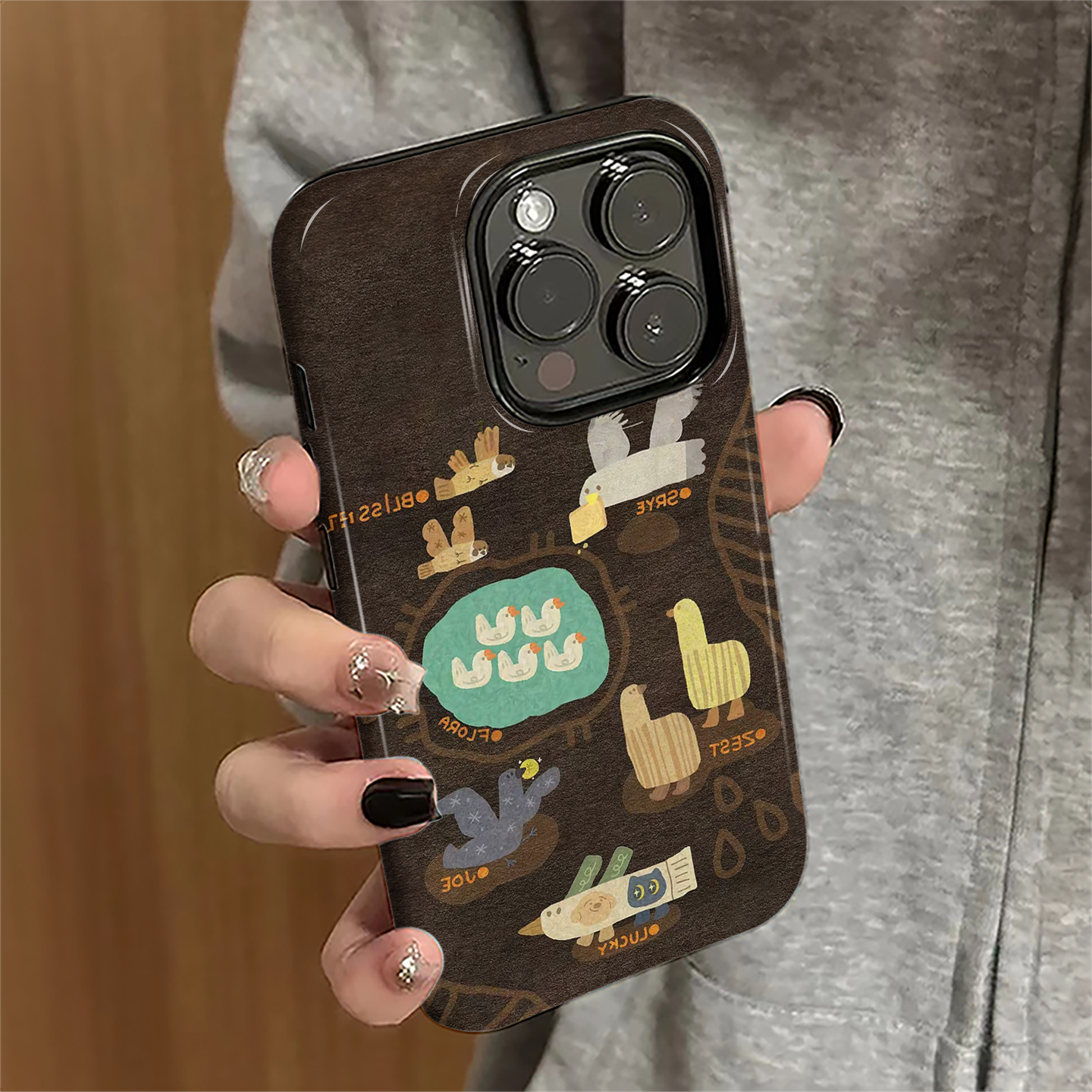 动物园鸟类馆适用苹果17promax手机壳iPhone16pro简约15pro女13个性12新款14防摔11保护套xsmax/8/7plus菲林e