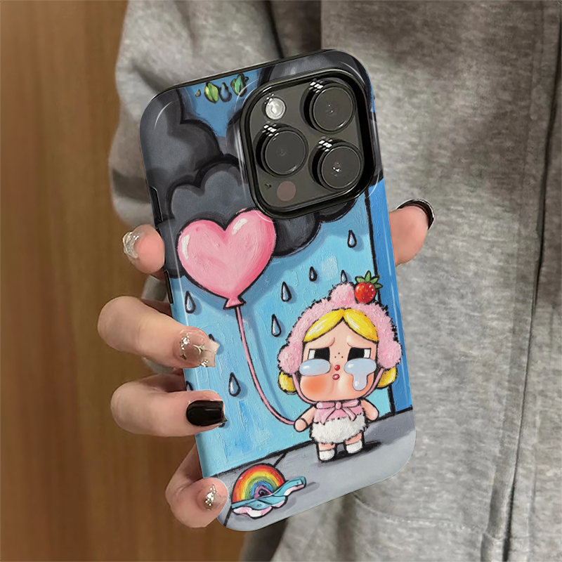 适用苹果16pro手机壳苹果15新款iPhone14promax简约iP13女16e气球女孩12卡通8可爱11防摔xsmax套7plus菲林xr