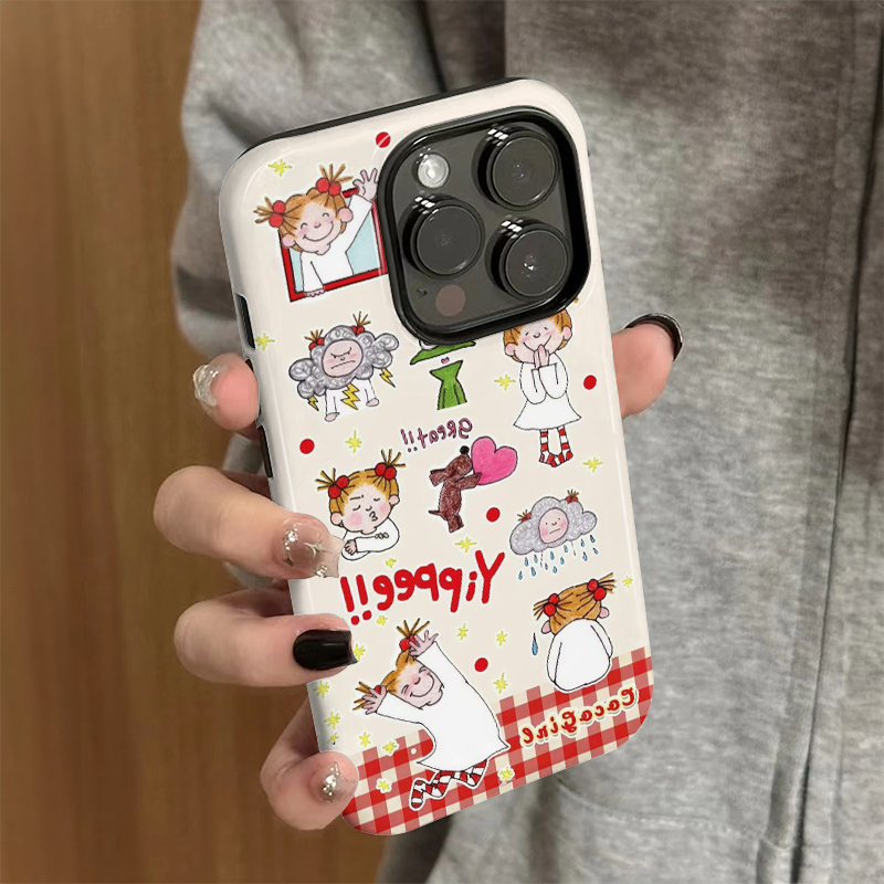 适用苹果15promax手机壳女iPhone16新款可爱iP13/14硅胶xr防摔保护套pro卡通iP7/8小众plus欢乐coco酱xsmax外