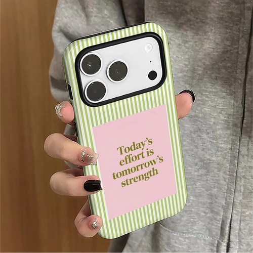 条纹字母适用苹果18promax手机壳iPhone17pro新款16小众15女14日韩防摔保护套13华为8plus小米简约oppo菲林xs