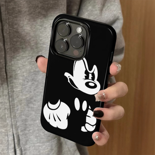 适用苹果15手机壳iPhone16promax新款可爱iP14/13女12简约xsmax小众生气米奇8硅胶防摔11硬7plus菲林二合一xr