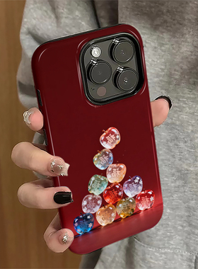 福气苹果适用iPhone16pro手机壳苹果17promax过年ip15pro马年女13红色14新款xsmax12防摔11保护套8/7plus菲林