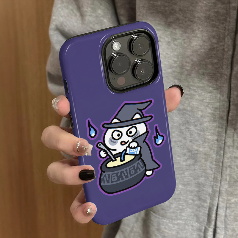 适用苹果15promax手机壳新款女iPhone16小众iP13/14硅胶xr防摔保护套pro可爱iP7/8简约plus坏蛋巫师xsmax外壳