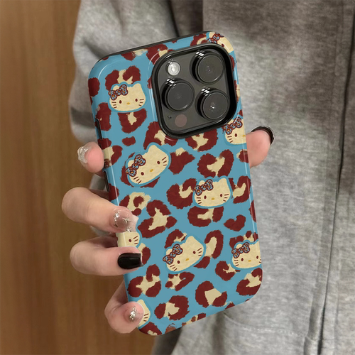 适用苹果15promax手机壳新款iPhone16女小众pro硅胶xr防摔保护套iP13/14个性iP7/8高级plus豹纹猫咪xsmax外壳